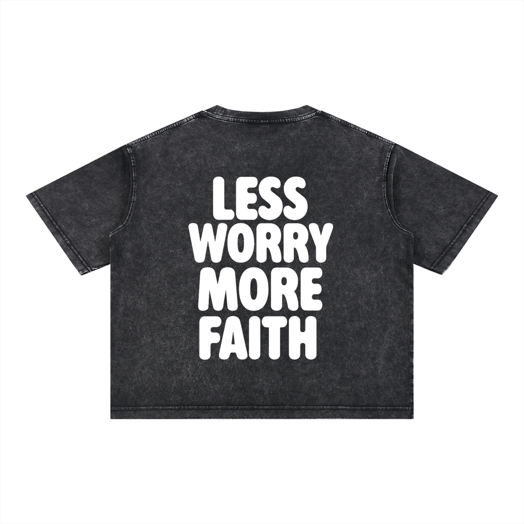Mineral Wash Boxy Cotton T-Shirt