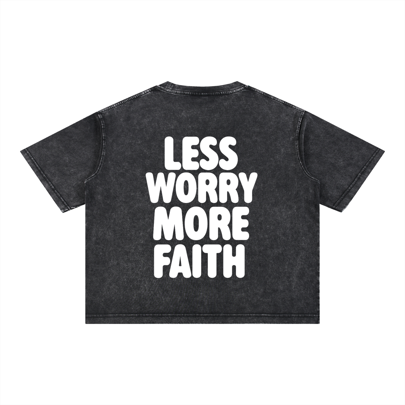 Mineral Wash Boxy Cotton T-Shirt