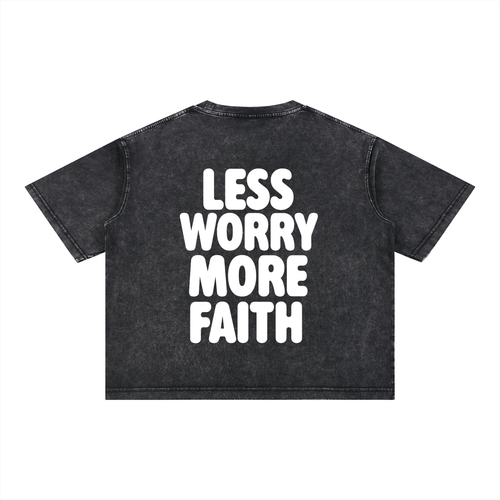 Mineral Wash Boxy Cotton T-Shirt