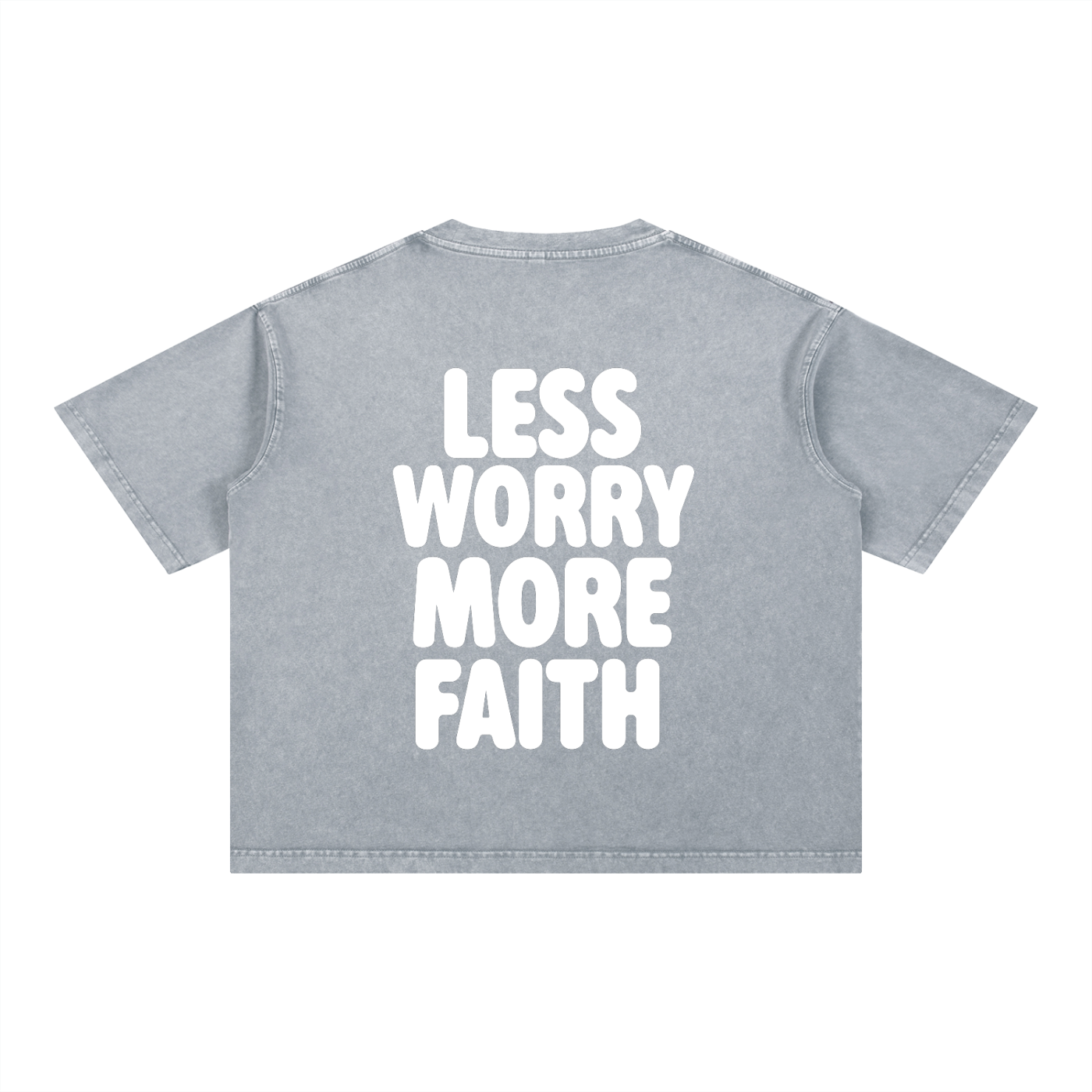 Mineral Wash Boxy Cotton T-Shirt