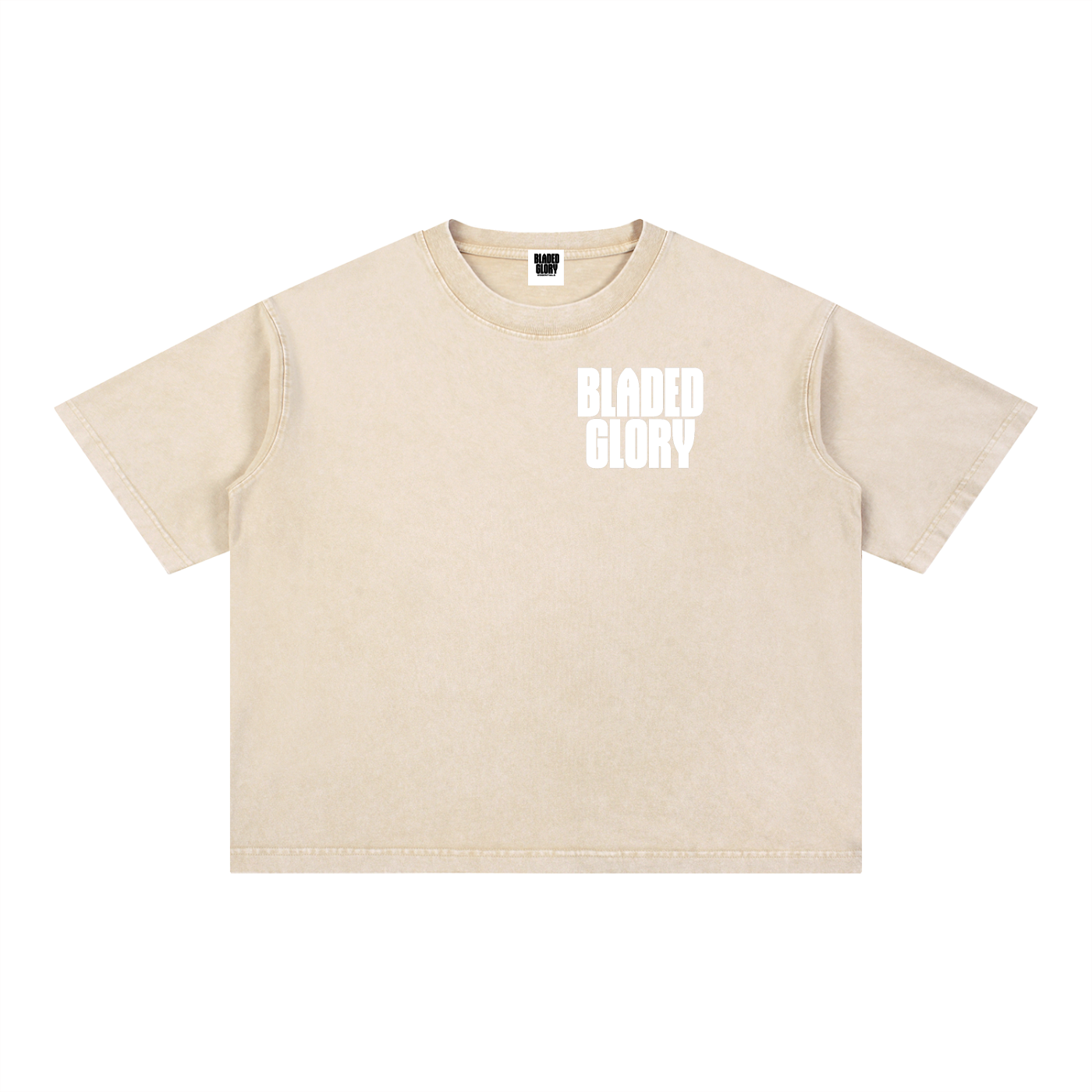Mineral Wash Boxy Cotton T-Shirt