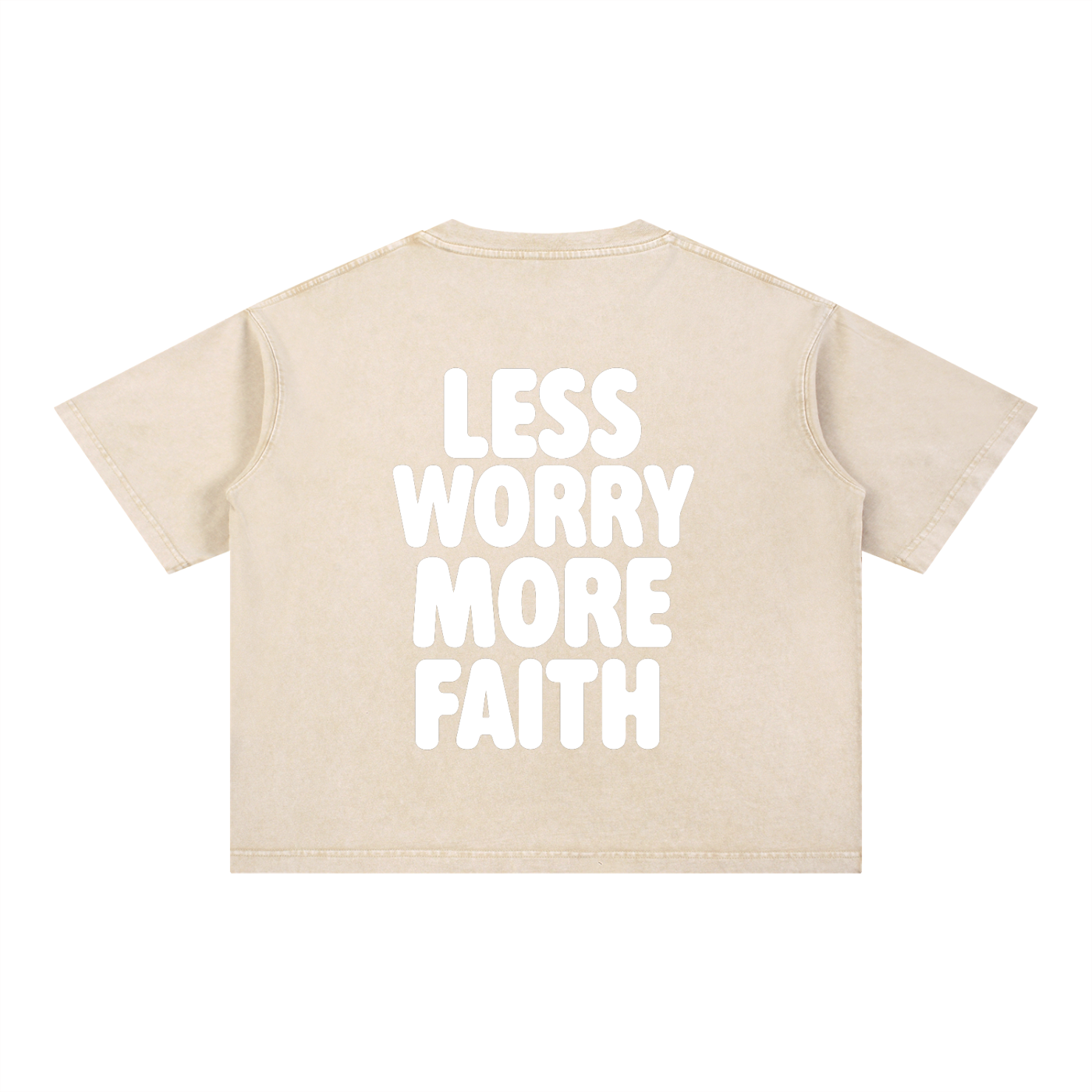 Mineral Wash Boxy Cotton T-Shirt